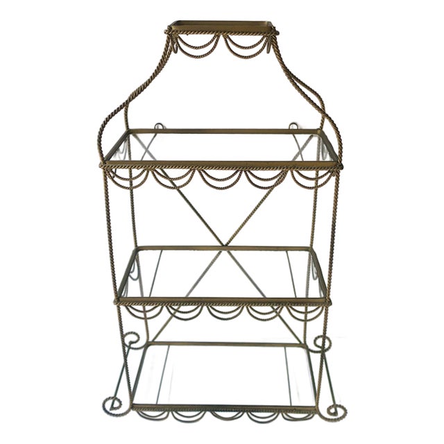 Wall Shelf Étagère Neoclassical Style, Circa Late-20th Century For Sale