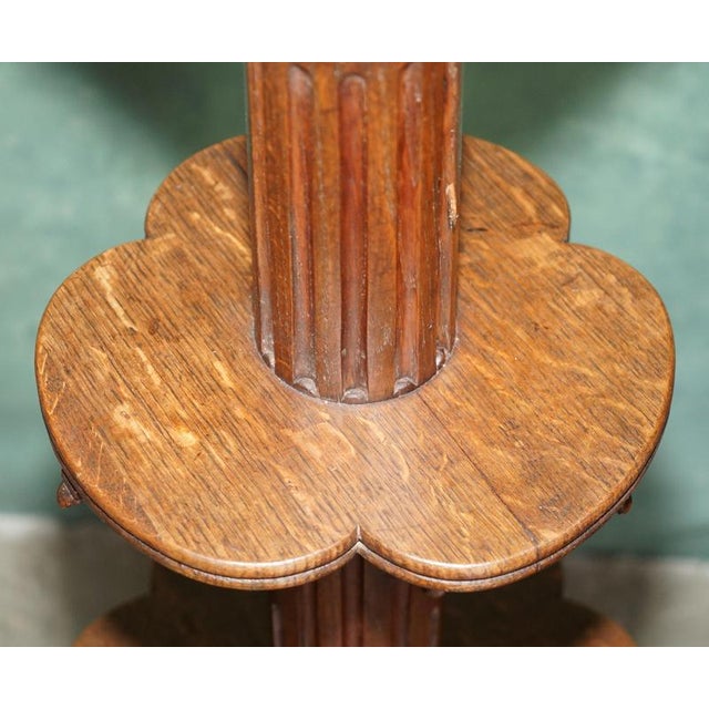 Antique Regency Carved Hardwood 3-Tier Jardinier with Dolphin Supports, 1820 For Sale - Image 11 of 18