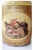 19th C antique Chinese export tole Tea Caddy Canister, now as a lamp. This lamp is decorated in a beautiful yellow, hand-...