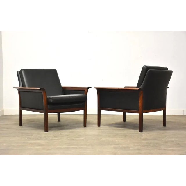 Knut Saeter Modern Rosewood Lounge Chairs by Knut Sæter For Sale - Image 4 of 12