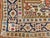 Vintage Caucasian Kilim Rug, Handwoven Wool, Geometric Stripes, Blue & Ivory, 6' x 8' For Sale - Image 17 of 18