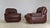 1970s 1970s Post Modern Italian Leather Lounge Chairs – A Pair For Sale - Image 5 of 12