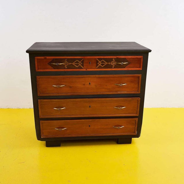 Vintage Chest of Drawers with Inlays For Sale - Image 14 of 14
