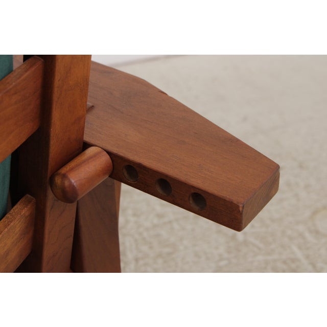 Stickley Cherry Mission Style Morris Chair For Sale - Image 13 of 18