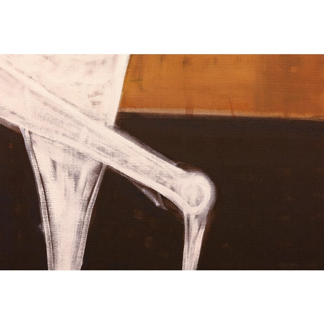 Large Contemporary Horse Oil Painting. Man on Horseback, 220 X 180 Cm For Sale - Image 4 of 12