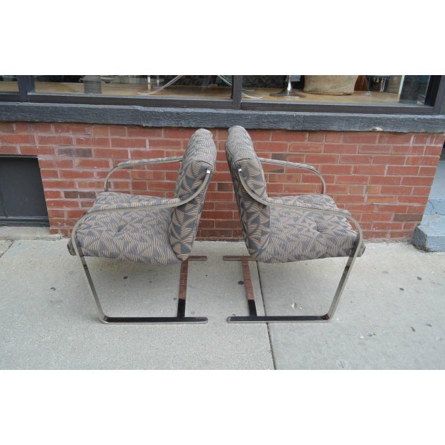 Mid-Century Modern Chrome Dining Chairs by Brueton Eight Available For Sale - Image 3 of 8