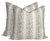 ⭐️ Ships Within 2 Days On the Front: Balboa Woven Fabric On the Back: Ivory Linen Fabric Indoor / Outdoor Pillow All...