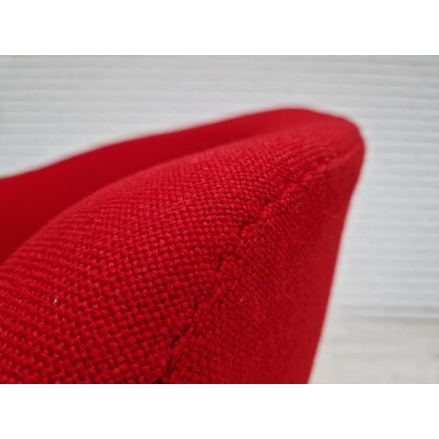 Scandinavian Swivel Lounge Chair in Wool by Karl Eric Klote, 1960s For Sale - Image 14 of 18