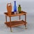 Refinshed Poul Hundevad for Vamdrup Danish Expanding Teak Bar Cart For Sale - Image 6 of 12