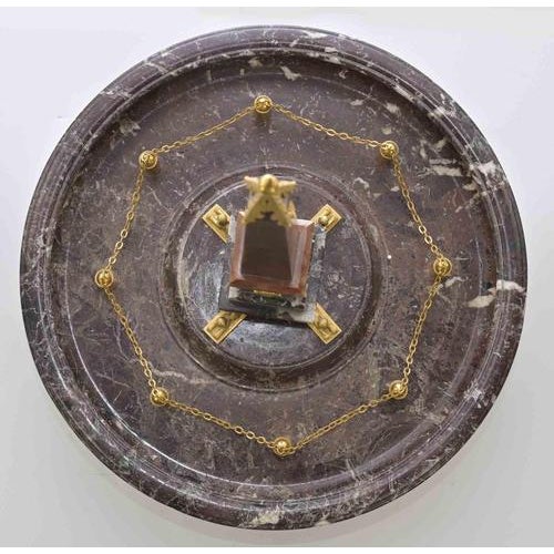 Italian Ormolu-Mounted Obelisk in Various Marbles, Italy, 19th Century For Sale - Image 6 of 8