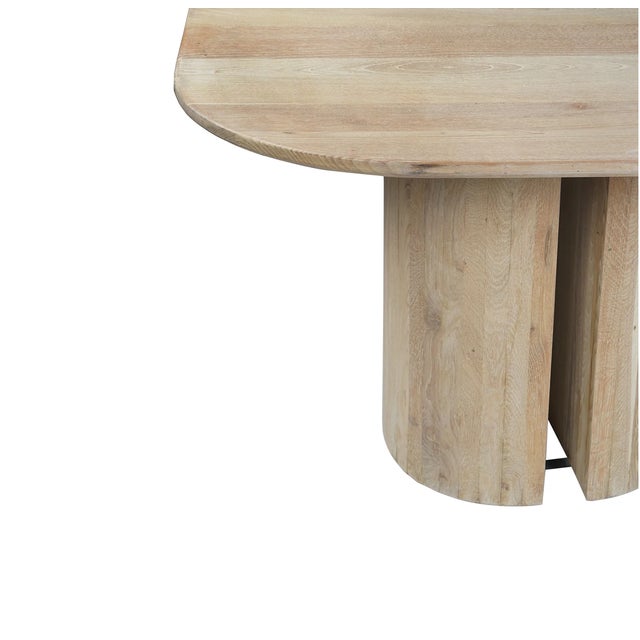 Not Yet Made - Made To Order Matthew Izzo Home Oversized Neoteric Pine Wood Dining Table For Sale - Image 5 of 5
