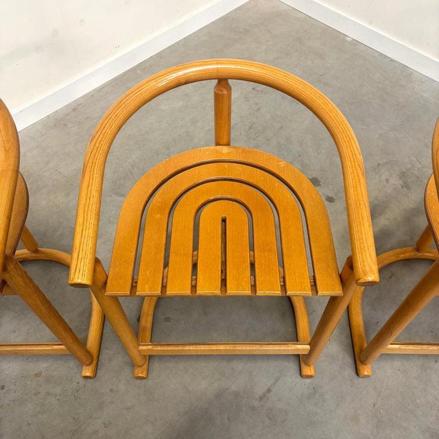 Vintage Bar Stools by Allmilmö, 1980s, Set of 4 For Sale - Image 11 of 15