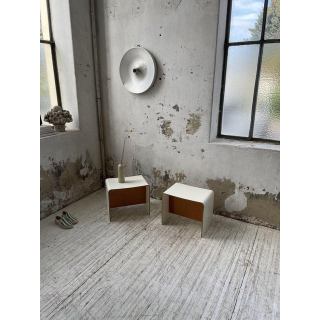 1960s Negroni Nightstands by Pierre Guariche for for La Plagne, 1960s, Set of 2 For Sale - Image 5 of 18