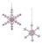 Snowflake Jewel Ornaments (Set of 6) For Sale