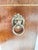 Vintage Mahogany Wood Wastebasket With Brass Lion Head Ring Pulls For Sale In Louisville - Image 6 of 11