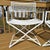 Mid 20th Century, Styled After Salterini, White Metal Director Chairs, Pair (2) For Sale - Image 10 of 18