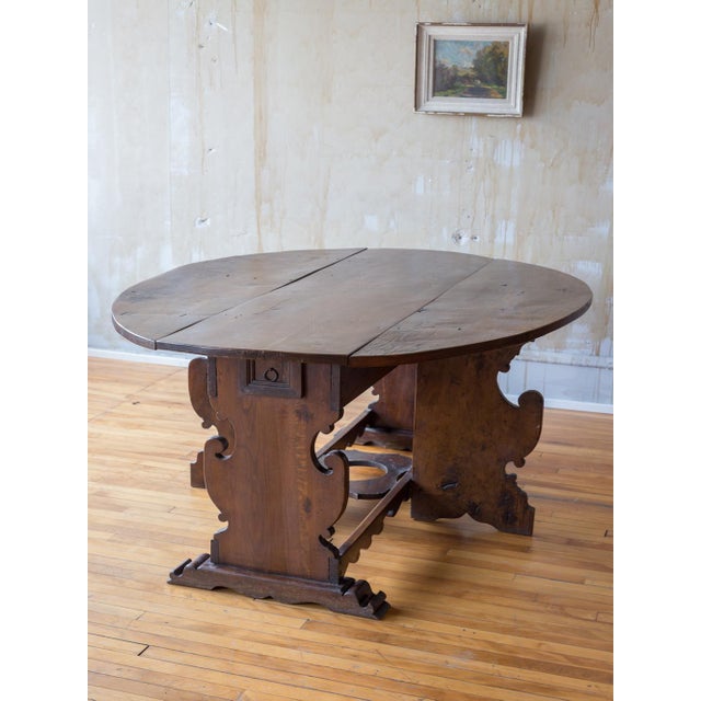 Antique Drop Leaf Table >> Italian Antique Drop Leaf Table Seats 6 Chairish Antique Drop Leaf Table >> Italian Antique Drop Leaf Table Seats 6 Chairish