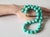 Amazonite Beaded Necklace, 18-Inch, Silver-Gilded Amazonite Clasp For Sale - Image 10 of 10