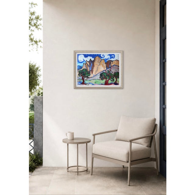 Canyon Rhythm - Contemporary Original Oil Painting Landscape For Sale - Image 10 of 10