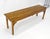 Arts & Crafts Style Custom Solid Varnished Walnut 54" Long Bench Shaker Style For Sale - Image 6 of 8
