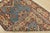 Kazak Rug 3’11” X 5’11” Blue Wool Tribal Hand-Knotted Oriental Carpet For Sale - Image 11 of 12