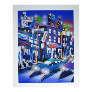 Limited Edition "Hollywood Hotel" Serigraph by James Talmadge