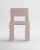 Contemporary Modern Raw Chair in Pink Bouclé from Collector For Sale - Image 3 of 6