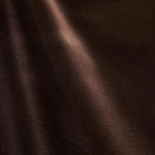 Sample - Schumacher Rocky Performance Velvet Fabric in Espresso For Sale