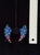 These signed and dated original Bill Schiffer of New York earrings are colorful and elegant. They are very light and...