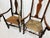 Wood Pair of Antique 18th Century Queen Anne Style Mahogany Armchairs With Rush Seats For Sale - Image 7 of 14