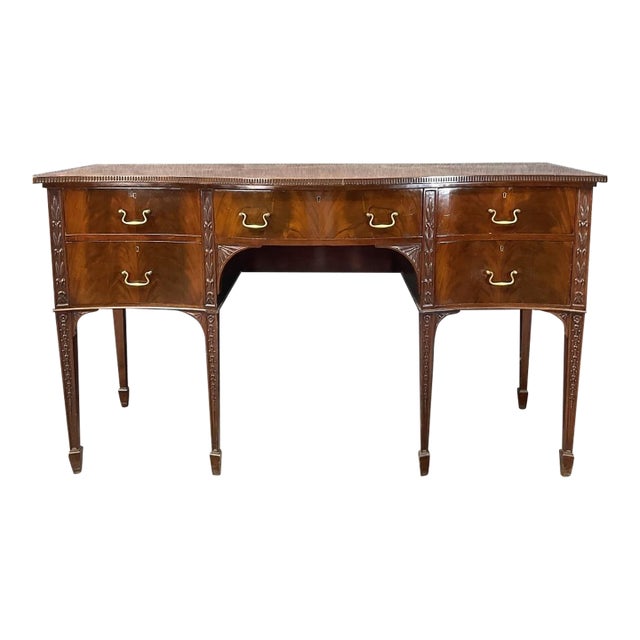 Early 19th Century American Federal Mahogany Sideboard - Hand-Cut Dovetail For Sale