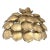 Contemporary Gold Florentine Iron Pendant Light For Sale