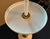 White Mid Century Double Gooseneck Floor Lamp With Center Reticulated Tray, Attributed to Gerald Thurston For Sale - Image 8 of 9
