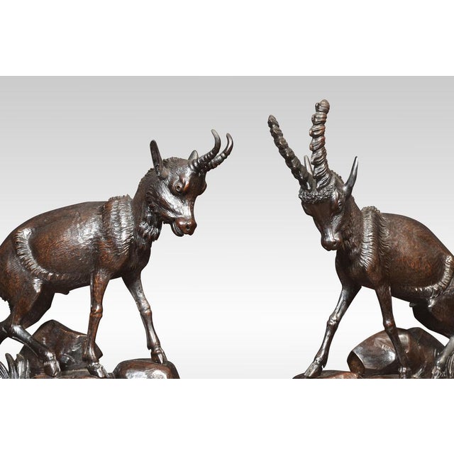 Wood Black Forest Mantel Clock Set, Set of 3 For Sale - Image 7 of 17