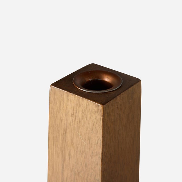 Brown Monumental Weed Holder by Frank Lloyd Wright for Minic Accessories For Sale - Image 8 of 11
