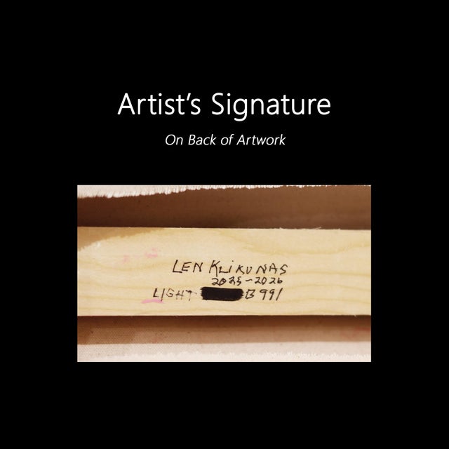 Light B991 - Modern Pink Multi-Dimensional Minimalist Abstract Sculptural Art Artwork by Len Klikunas For Sale - Image 9 of 9