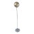 Rare Space Age Chrome Standing Floor Clock, Working. For Sale