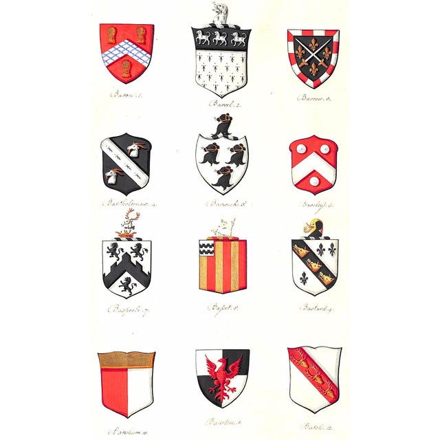 White Mid 20th Century Armorial Album For Sale - Image 8 of 12