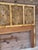 1980s Vintage Boho Coastal King-Size Sunburst Rattan Headboard For Sale - Image 5 of 12