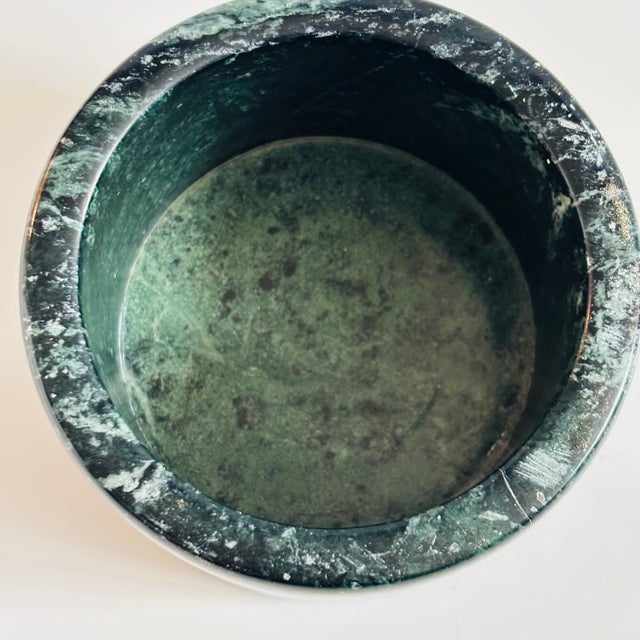 Vintage Green Stone Bowl For Sale In San Francisco - Image 6 of 7