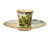 Italian Majolica Trembleuse Cup & Saucer, Castelli For Sale - Image 13 of 13