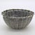 Vintage Italian Woven Basket Dollhouse Miniature in Silver 800, 1970s For Sale - Image 4 of 12