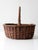 Shabby Chic Vintage Wicker Basket For Sale - Image 3 of 11