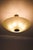 Scandinavian Modern Flush Mount in Glass and Nickel-Plated Metal, 1940s For Sale - Image 10 of 11