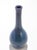 1990s Signed Japanese Porcelain Periwinkle Blue Glaze Mallet Vase For Sale - Image 5 of 14