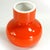 Mid-Century Modern Vintage Space Age Orange Ceramic Vase, Belgium, 1970s For Sale - Image 3 of 7