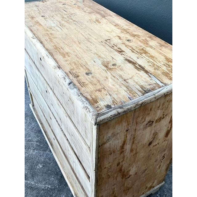 Contemporary Vintage Bleached Biedermeier Chest of Drawers For Sale - Image 3 of 12