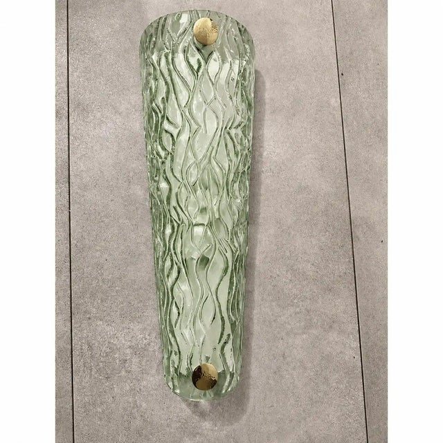 Green Murano Glass Wall Sconces by Simoeng, Set of 4 For Sale - Image 6 of 8