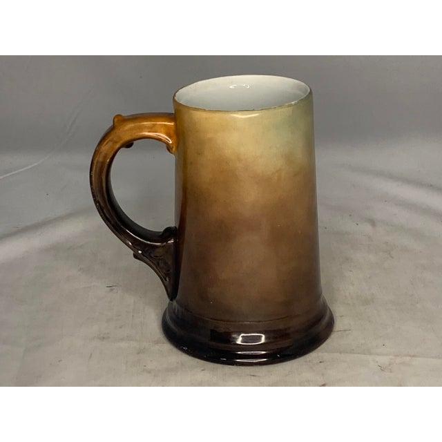 Early 20th Century Antique Limoges Monk Mug: William Guerin Hand-Painted Tankard c. 1900 For Sale - Image 5 of 10