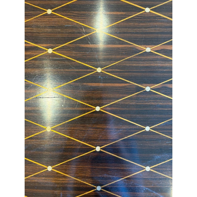 1990s 1990s Dessin Fournir Rateau Coffee Table For Sale - Image 5 of 6